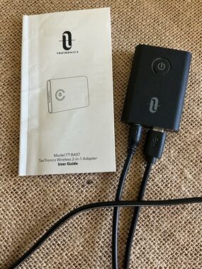 TaoTronics TT-BA07 Wireless 2-in-1 Bluetooth Adapter (Transmitter & Receiver)